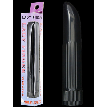 Vibromasseur noir Lady Finger