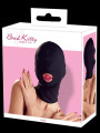Cagoule noire opaque avec ouverture bouche TU Bad Kitty