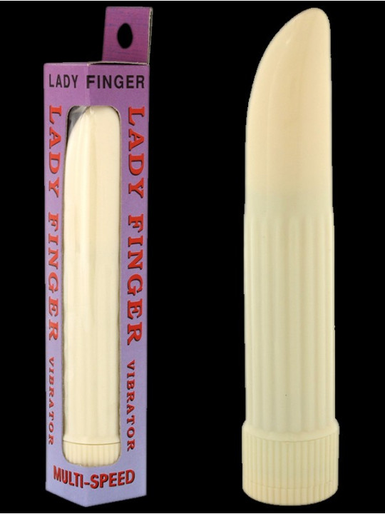 Vibromasseur blanc Lady Finger