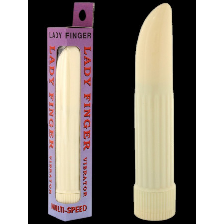 Vibromasseur blanc Lady Finger