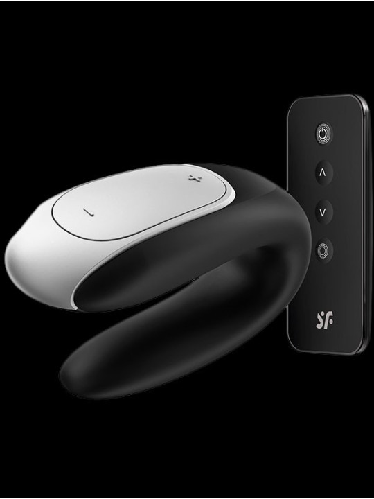 Vibromasseur USB Connecté  Double Fun Noir