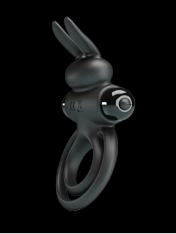 Cockring Vibrant Double Pénis Ring III Black Pretty Love