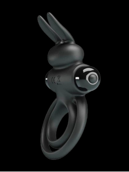 Cockring Vibrant Double Pénis Ring III Black Pretty Love