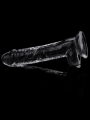 Gode Ventouse avec Testicules transparent 7.5" Lovetoy