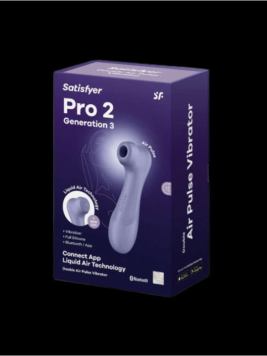 Satisfyer Pro 2 Generation 3 with Liquid Air lilac Bluetooth/App