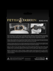 Fetish  et  Fashion - Roseanne Muselière Noire NS Toys