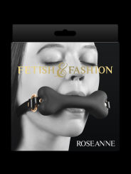 Fetish  et  Fashion - Roseanne Muselière Noire NS Toys