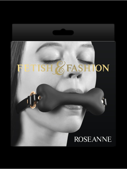Fetish  et  Fashion - Roseanne Muselière Noire NS Toys