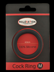 Malesation Silicone Cock Ring Black M