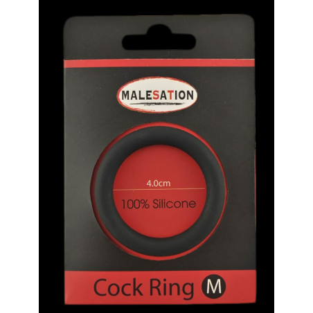 Malesation Silicone Cock Ring Black M