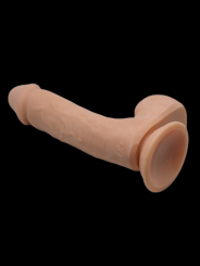 Gode ventouse avec testicules 23,4 cm Beautiful Johnson