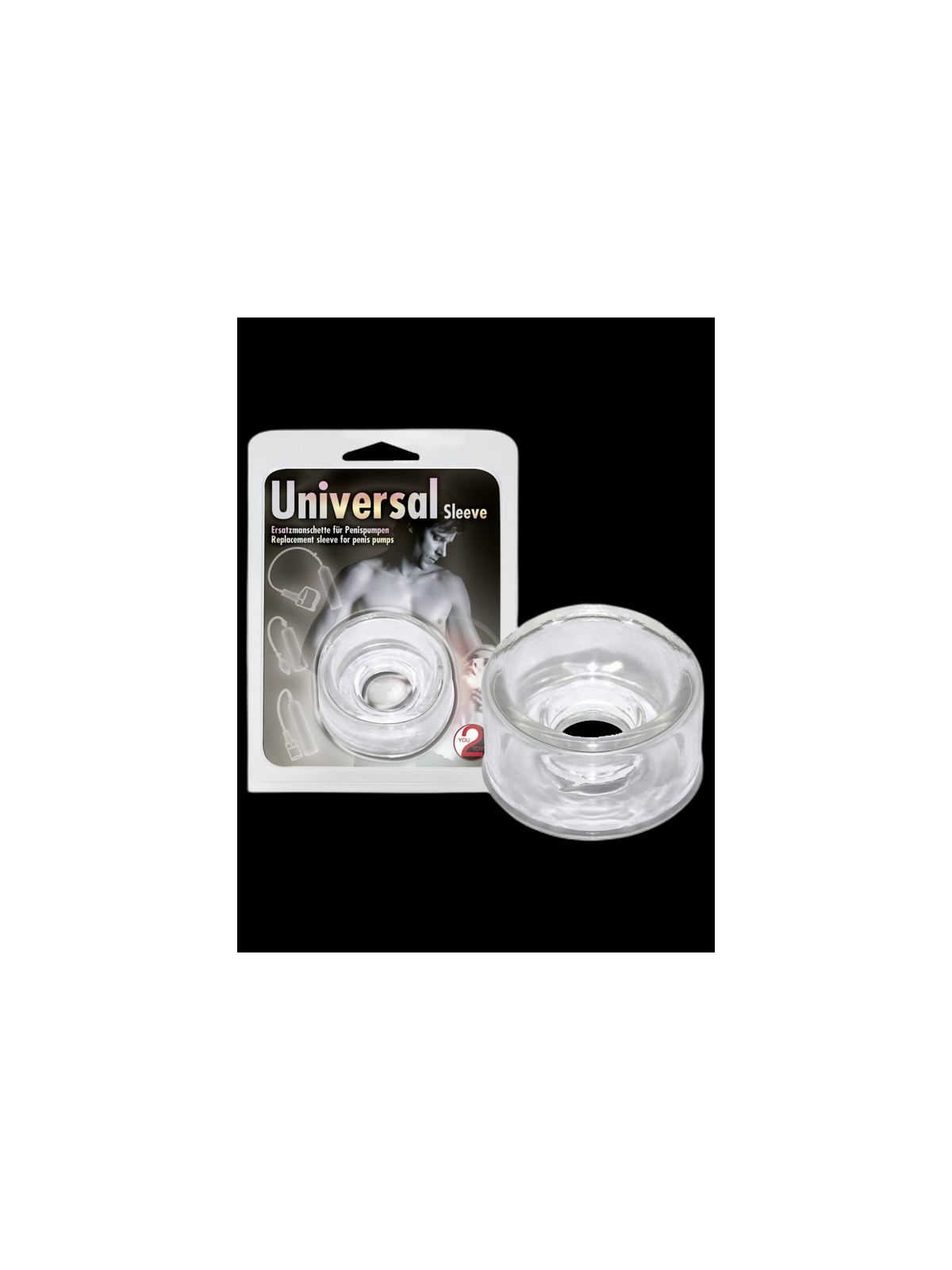 Manchon pour pompe à pénis universel diamètre de 2,5 à 6cm