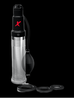 Suck-N-Pump Stroker Clear/Black PDX Elite