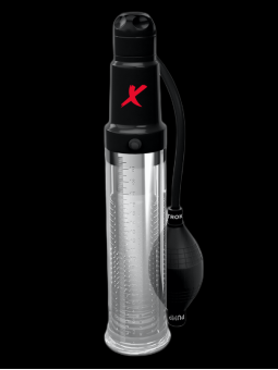 Suck-N-Pump Stroker Clear/Black PDX Elite