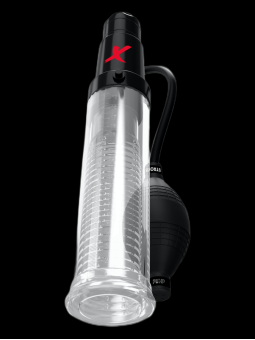 Suck-N-Pump Stroker Clear/Black PDX Elite