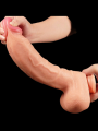 Gode ventouse 12" Dual Layered Platinum Silicone Cock 1 Lovetoy