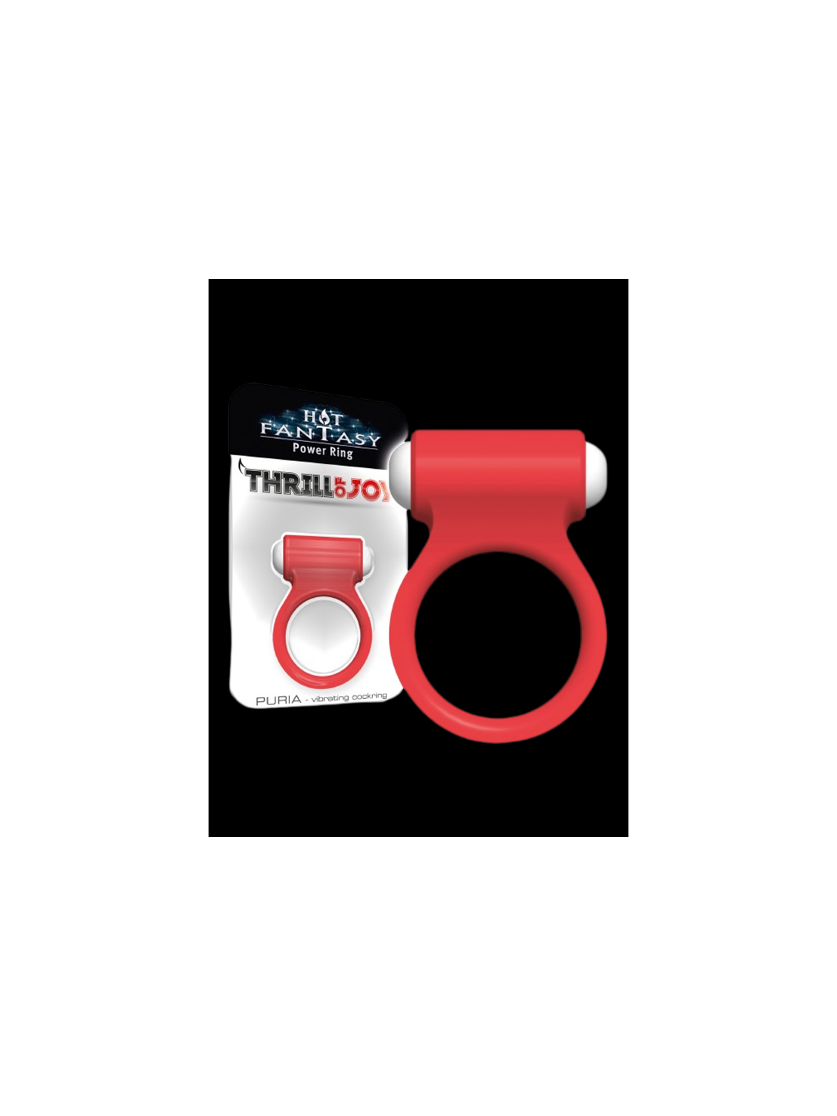 HOT FANTASY Thrill of Joy Vibrating Cock-Ring type 2 silicone