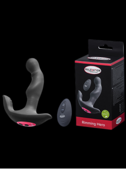 MALESATION Rimming Hero Masseur de prostate 16,8cm 10 fonctions vibration