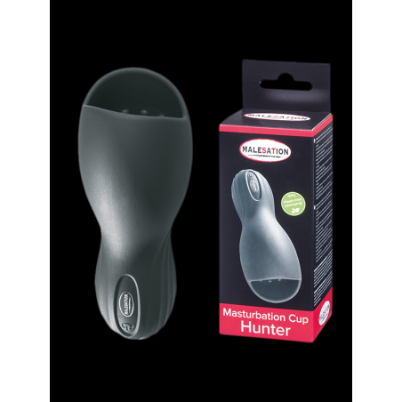 MALESATION Masturbation Cup Hunter Masturbateur vibrant