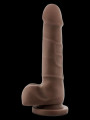 Gode ventouse avec testicules Basic Up 7.75 DR SKIN 14x3.5cm.