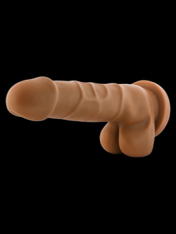 Gode ventouse avec testicules Base Up 7.75 DR SKIN 14x3.5cm