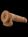 Gode ventouse avec testicules Base Up 7.75 DR SKIN 14x3.5cm