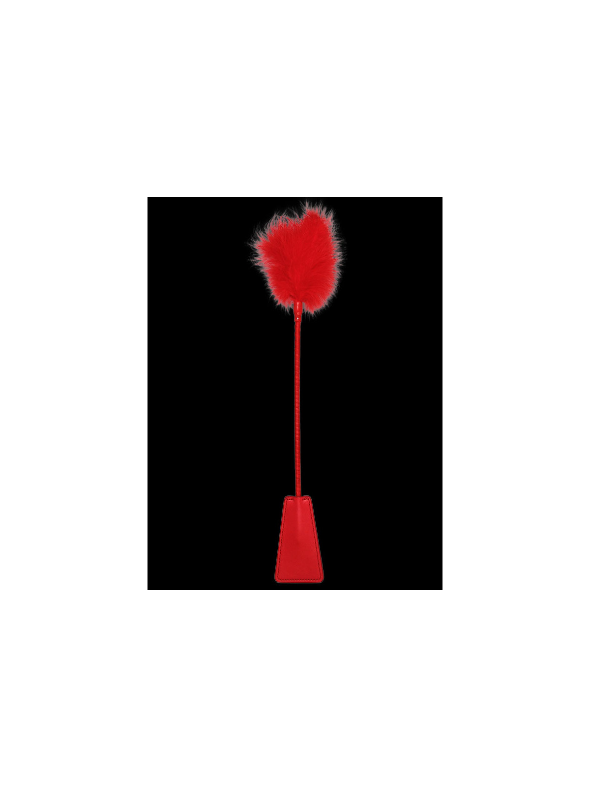 Cravache et Plumeau Rouge 43cm OUCH