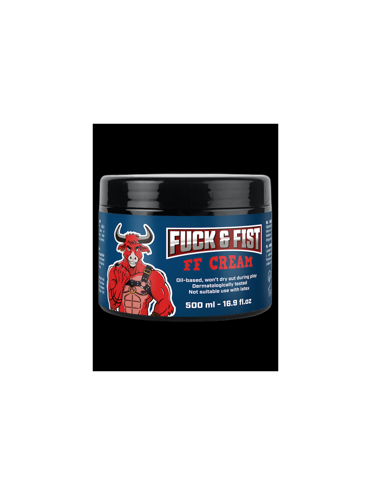 Crème Fuck et Fist FF à base d'huile de ricin 500 ml