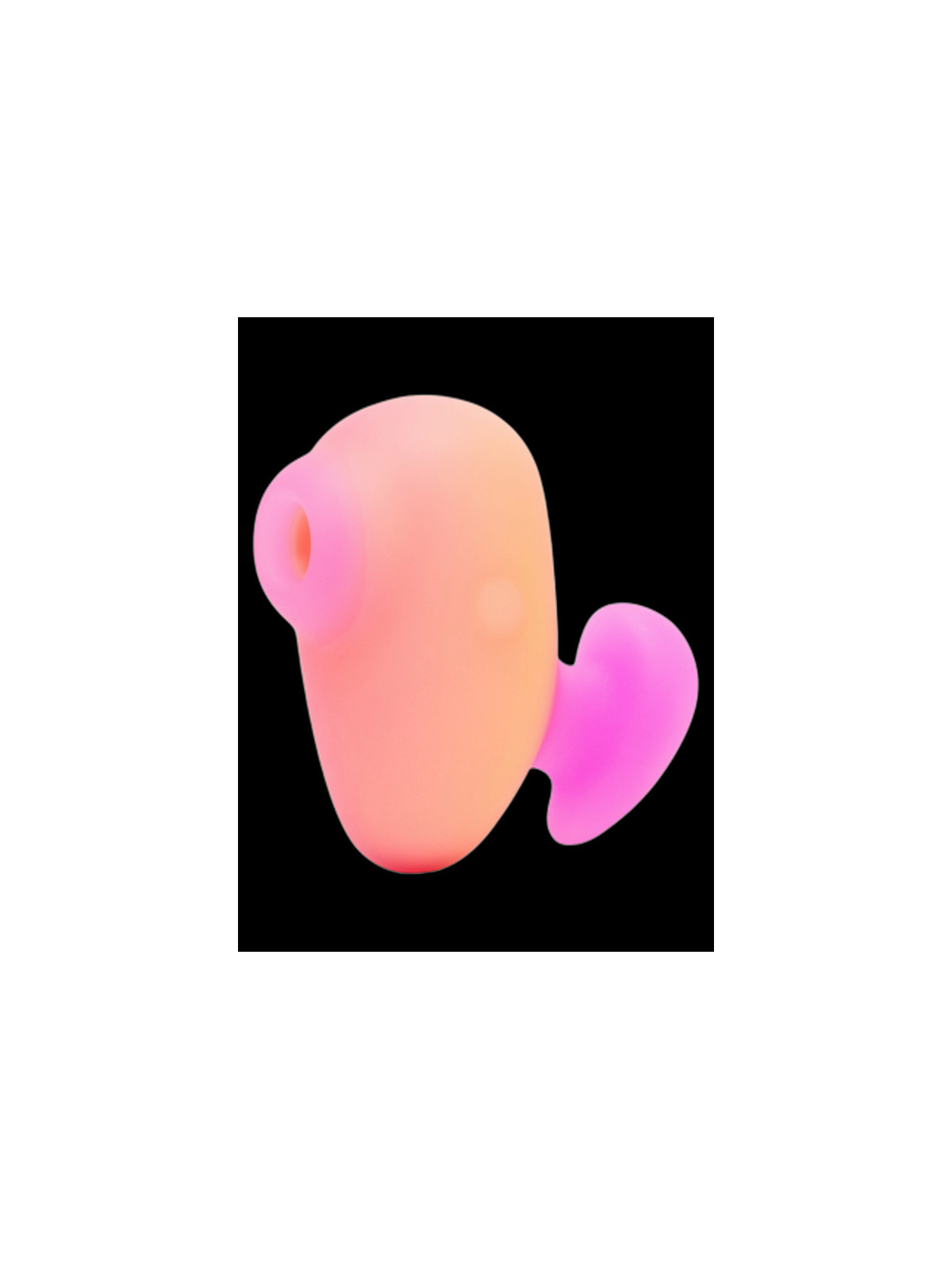 Stimulateur de clitoris Kiss Orange et Rose ROMP