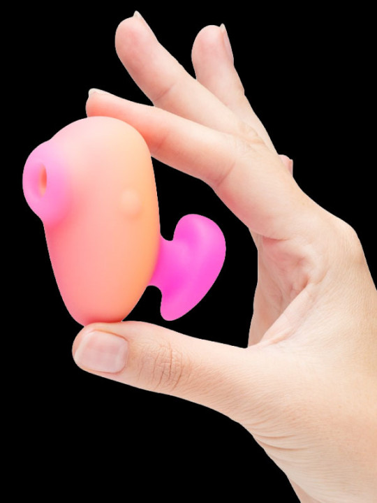 Stimulateur de clitoris Kiss Orange et Rose ROMP