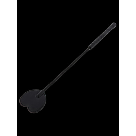 Cravache Black Heart Noir 44cm HIDDEN DESIRE