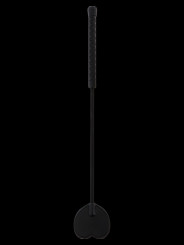 Cravache Black Heart Noir 44cm HIDDEN DESIRE