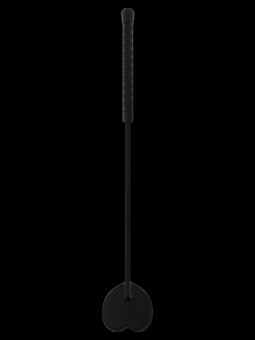 Cravache Black Heart Noir 44cm HIDDEN DESIRE